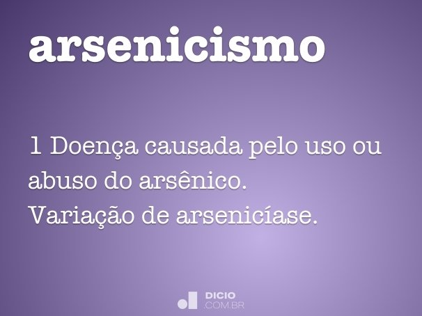 arsenicismo