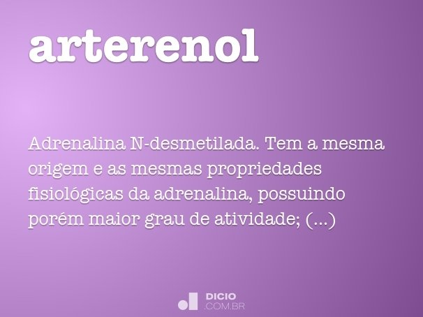 arterenol
