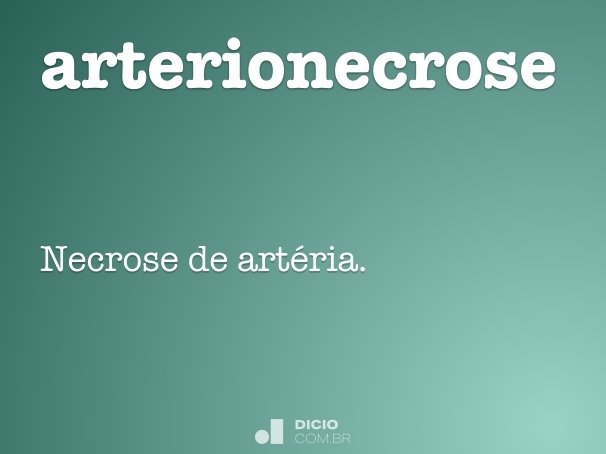 arterionecrose