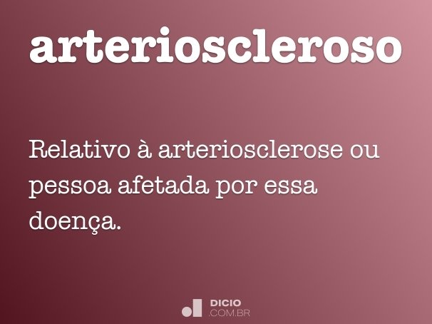 arterioscleroso
