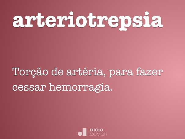 arteriotrepsia