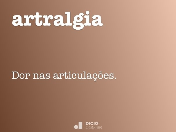 artralgia