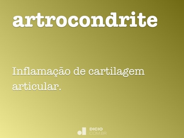 artrocondrite