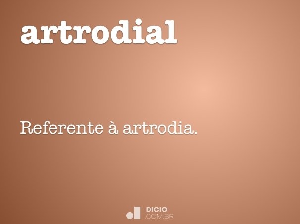 artrodial