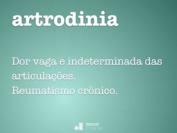 artrodinia