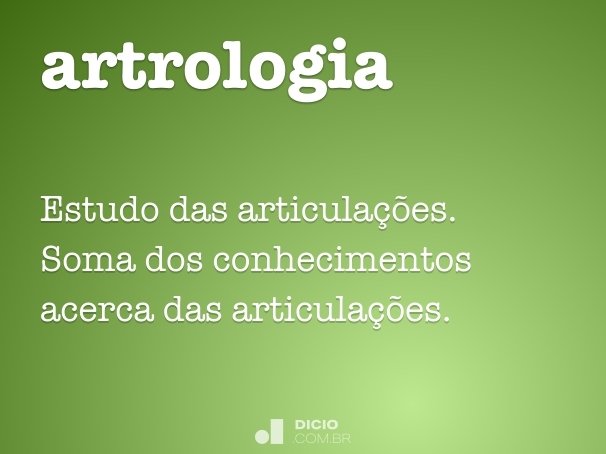 artrologia