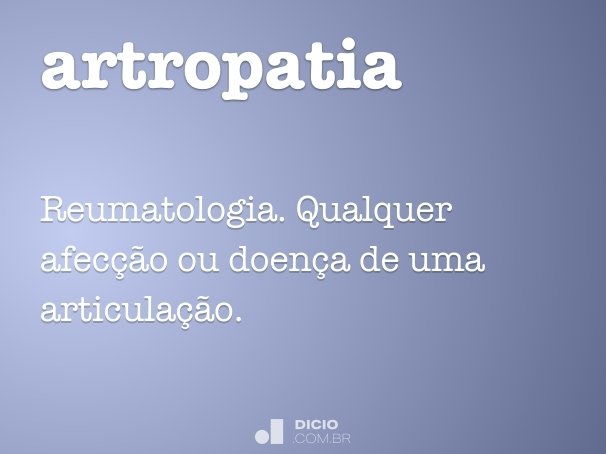 artropatia