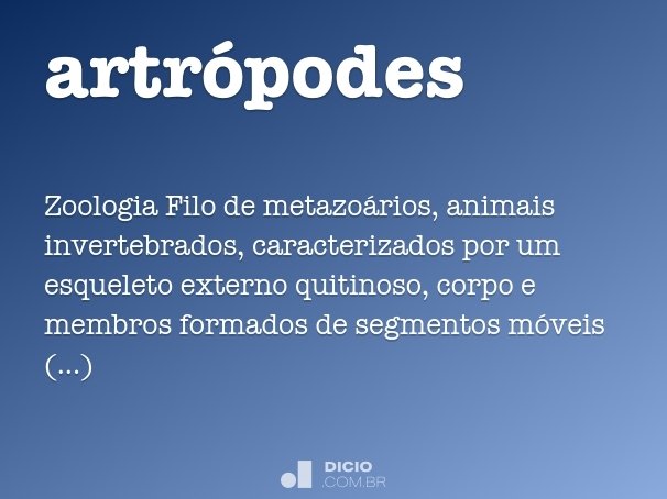artrópodes
