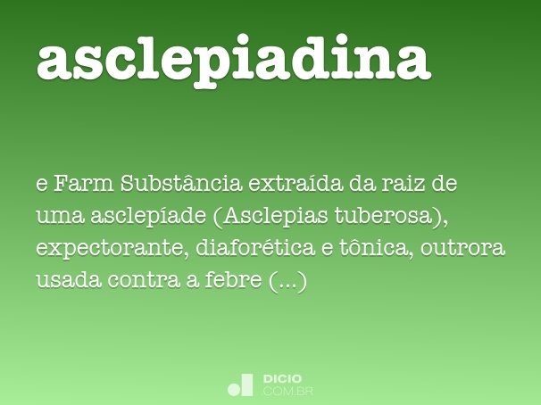 asclepiadina