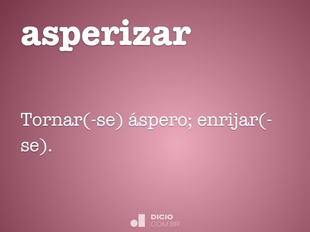 asperizar