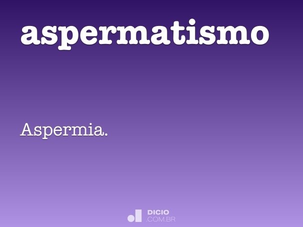 aspermatismo