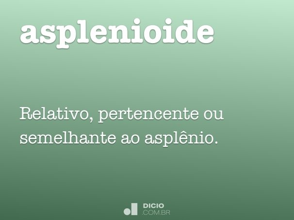 asplenioide