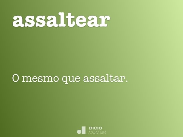 assaltear
