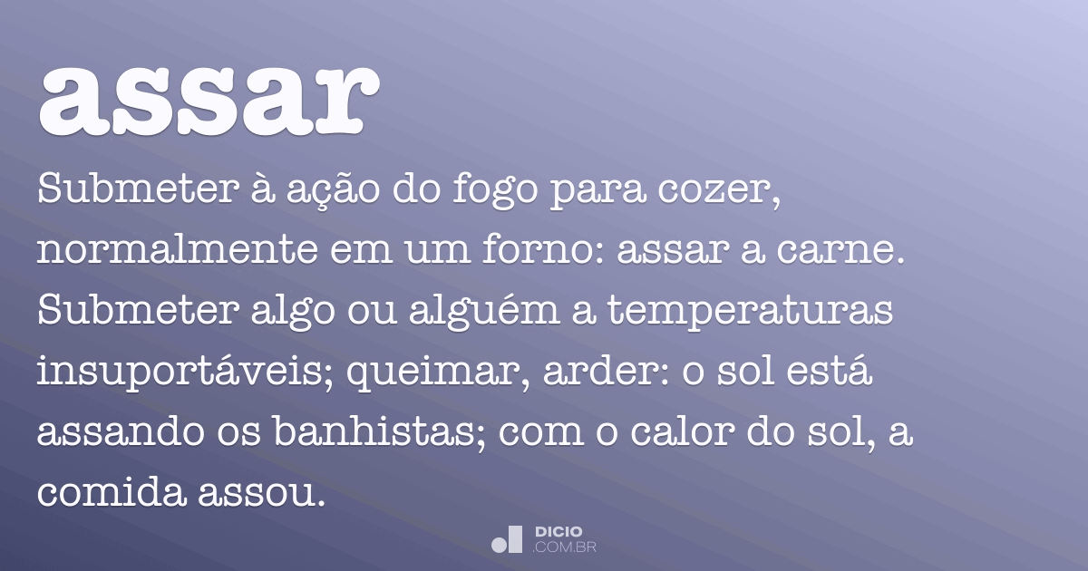 Assar Dicio, Dicionário Online de Português