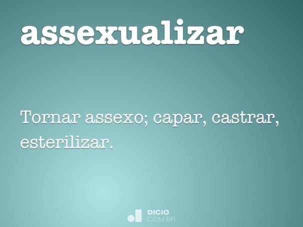 assexualizar