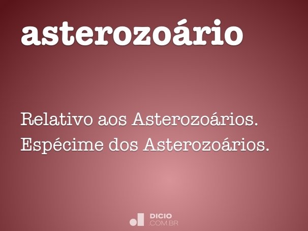 asterozoário