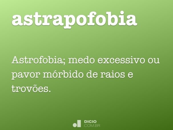 astrapofobia