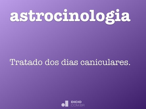 astrocinologia