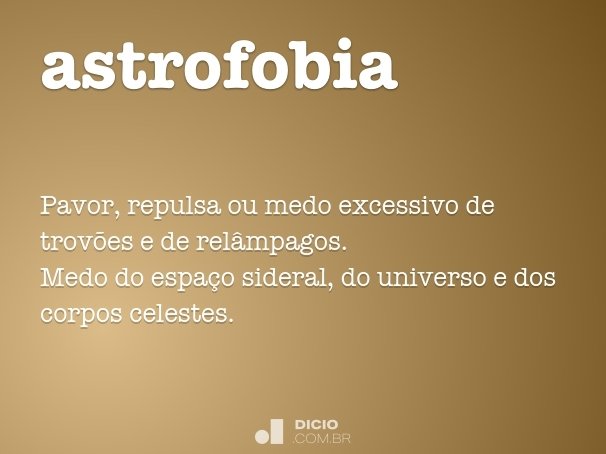 astrofobia