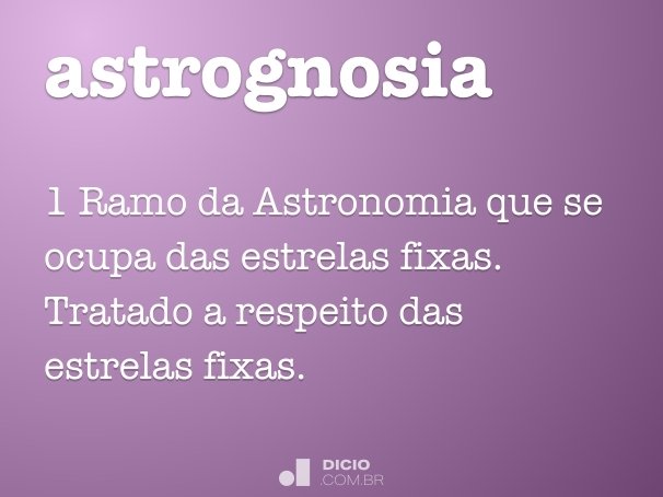 astrognosia