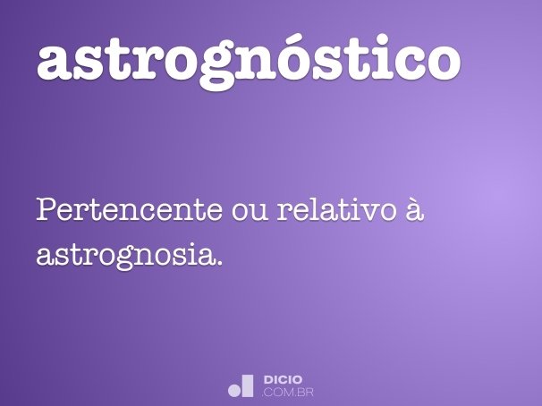 astrognóstico