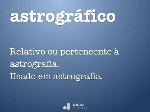 astrográfico