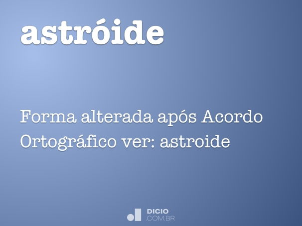 astróide