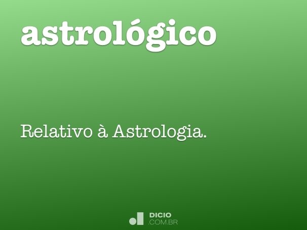 astrológico