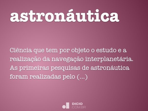 astronáutica