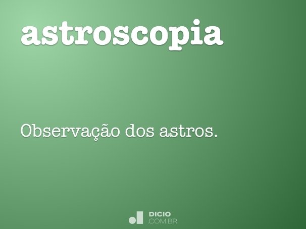 astroscopia