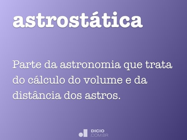 astrostática