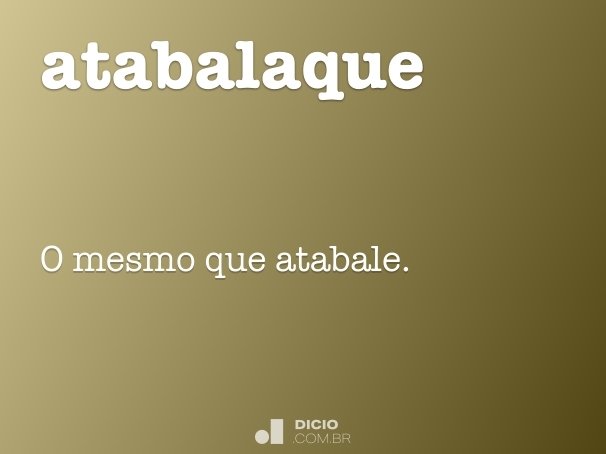 atabalaque