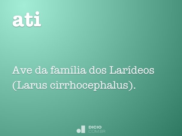 Átimo - Dicio, Dicionário Online de Português