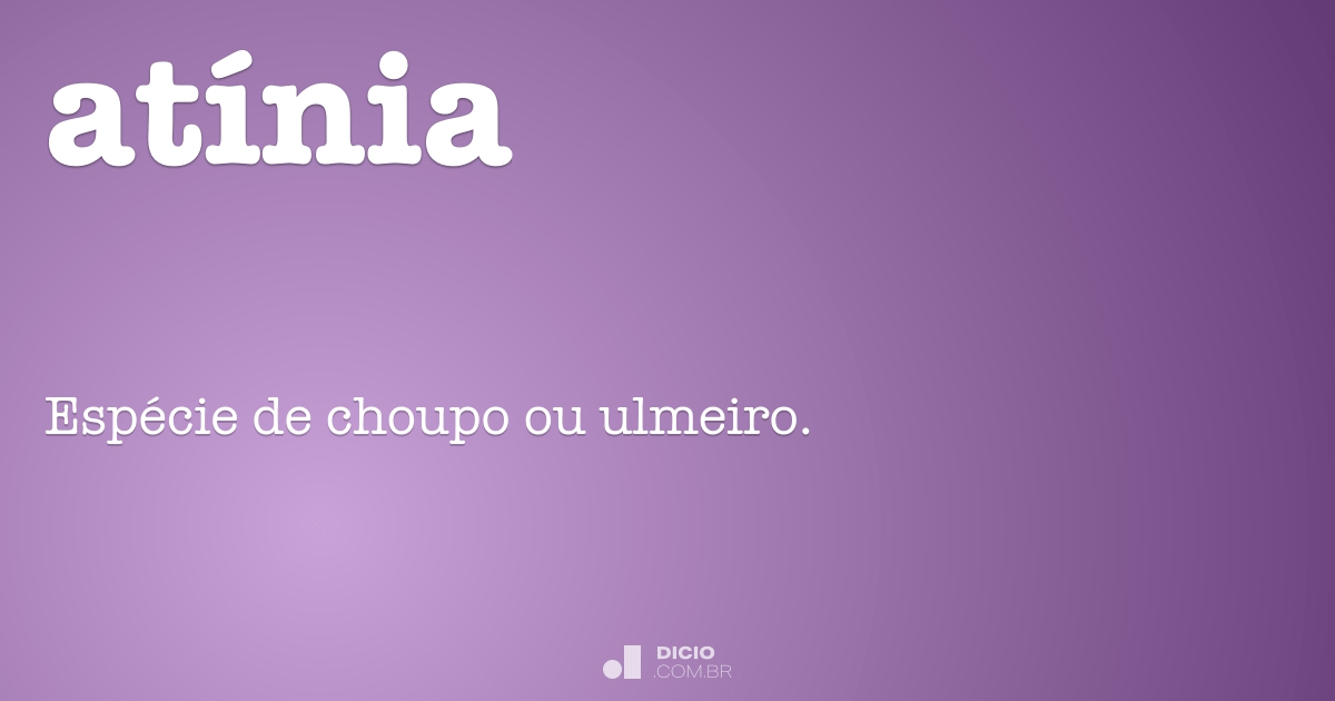 Rubínia - Dicio, Dicionário Online de Português