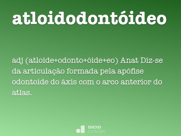 atloidodontóideo
