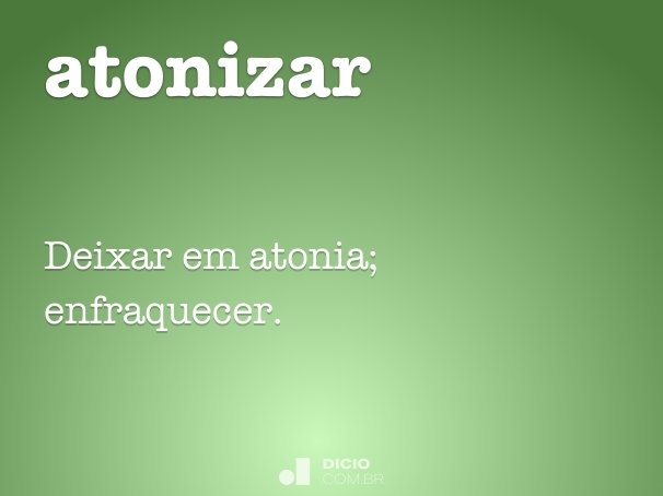 atonizar