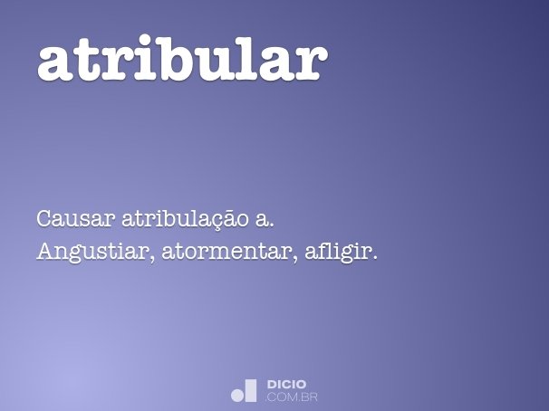 atribular