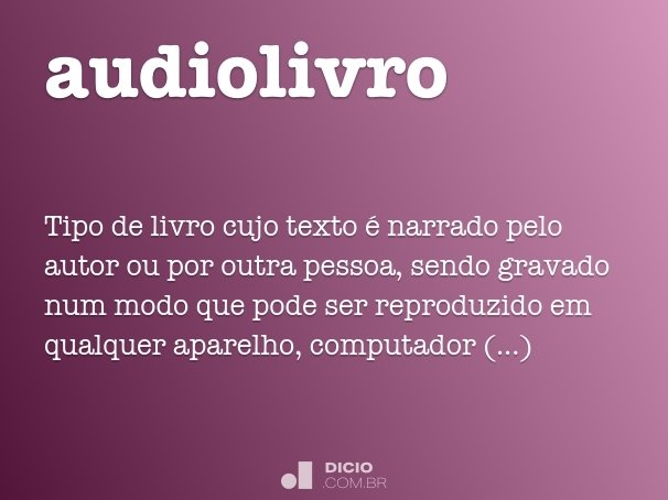 audiolivro