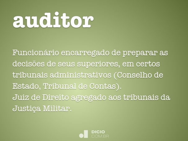 auditor