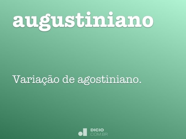 augustiniano