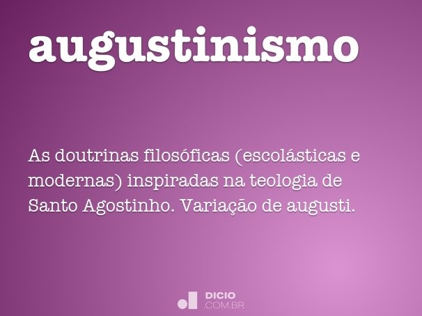 augustinismo