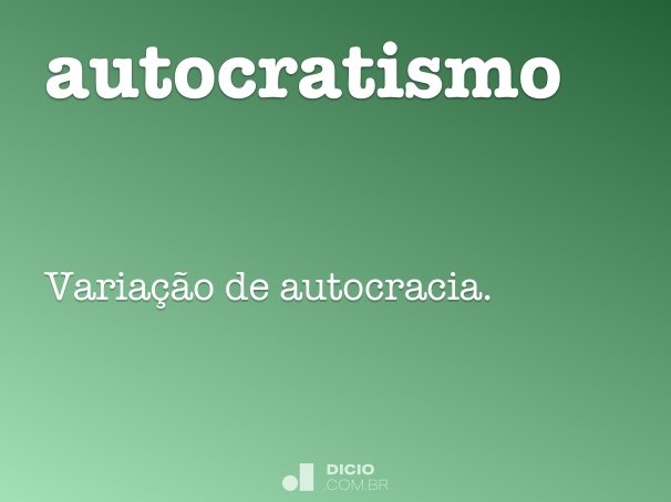 autocratismo