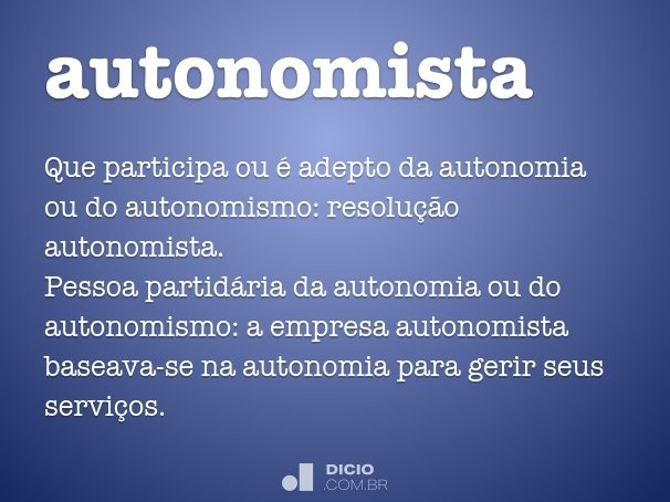 autonomista