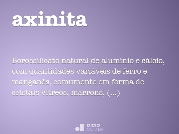axinita