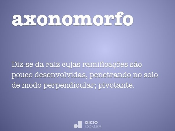 axonomorfo