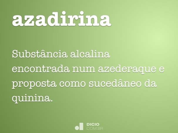 azadirina