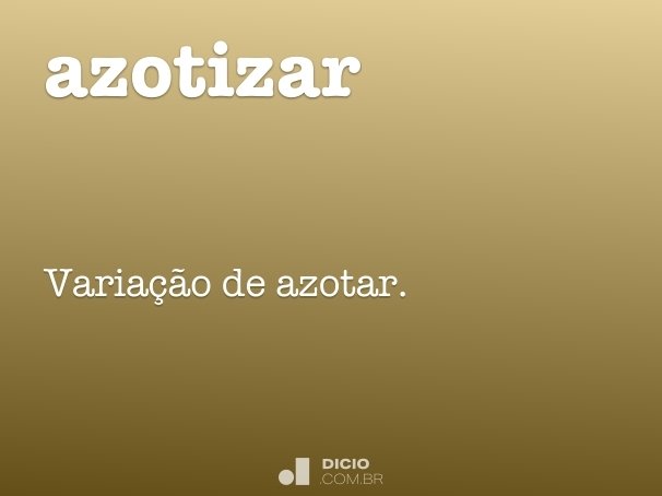 azotizar