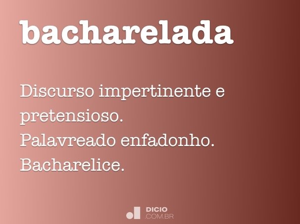 bacharelada