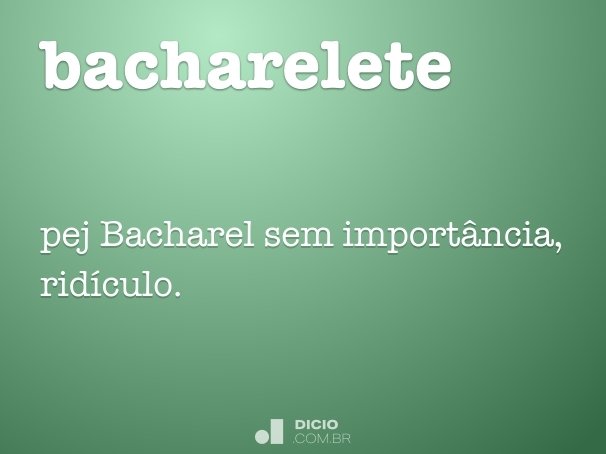 bacharelete