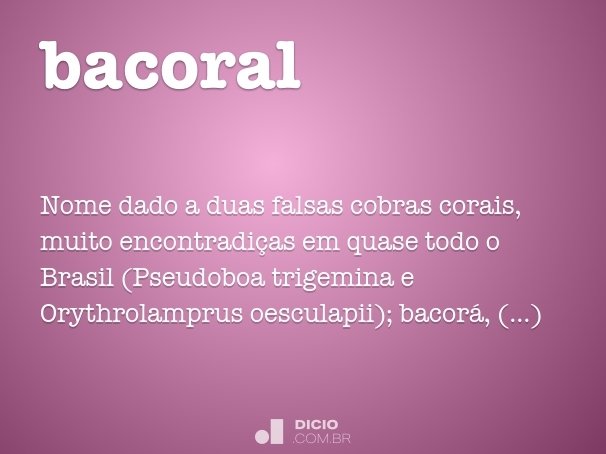 bacoral